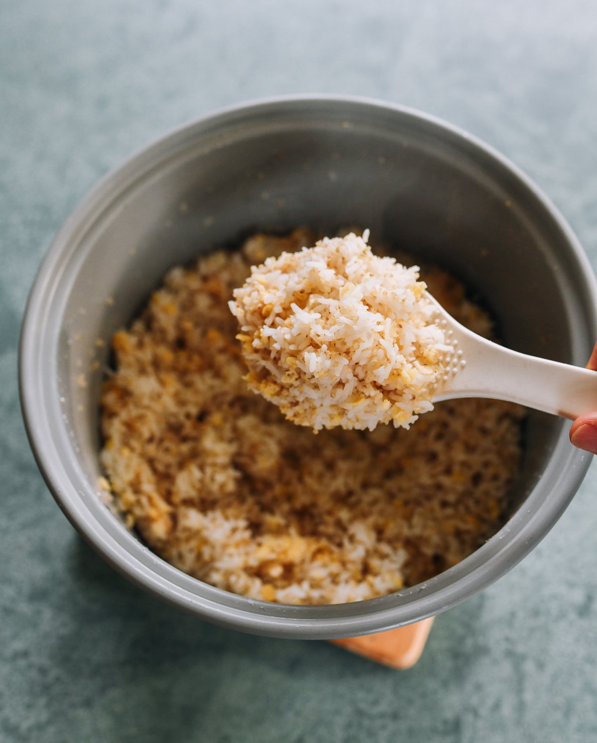 Lentil rice in rice cooker