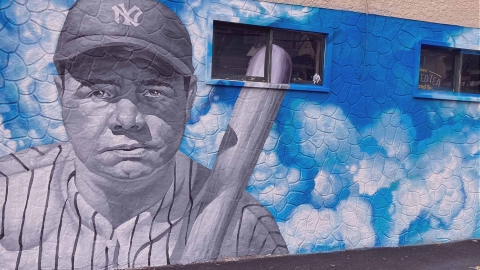 The Babe Mural